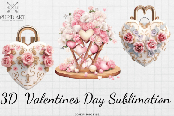 Download 3D Valentine's Day Sublimation - Sublimation Collection