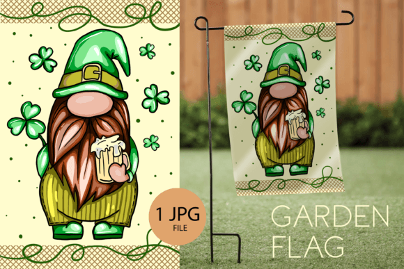 Download St Patricks Day Garden Flag Sublimation - Sublimation Collection