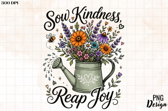 Download Sow Kindness Reap Joy PNG - Premium Bundle