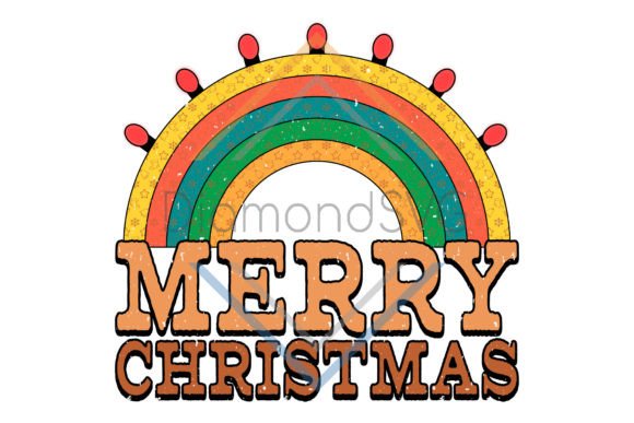 Download Rainbow Christmas Sublimation Download - Christmas sublimation Collection