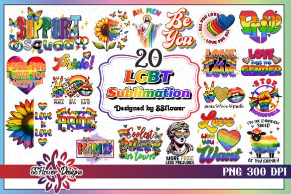 Download LGBT Sublimation Bundle - Sublimation Collection