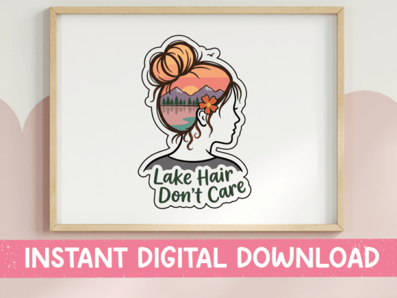 Download Lake Hair Dont Care Summer Design - Summer design Collection