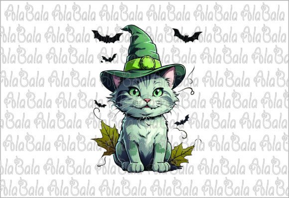 Download Cat Halloween Png, Sublimation Graphics - Graphic Collection