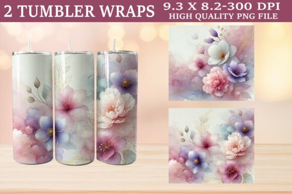 Download Floral Sublimation Tumbler Wraps - Sublimation Collection