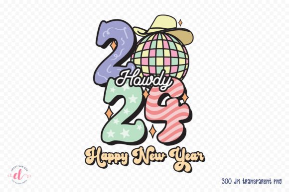 Download Howdy 2024 - Retro New Year Sublimation - Sublimation Collection