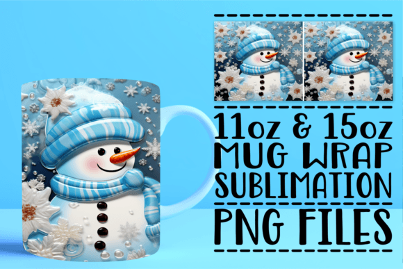 Download Winter Holiday 3D Mug Sublimation Design - Sublimation Collection