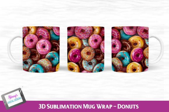 Download 3D Donut Mug | 3D Mug Sublimation - Sublimation Collection