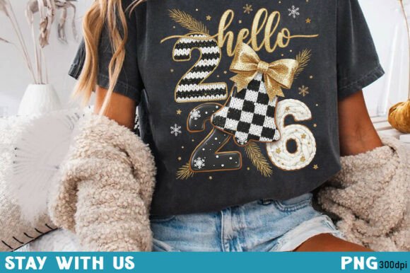 Download Hello 2026, New Year Sublimation PNG - Sublimation Collection
