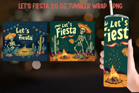 Download Let's Fiesta Tumbler Sublimation PNG - Sublimation Collection