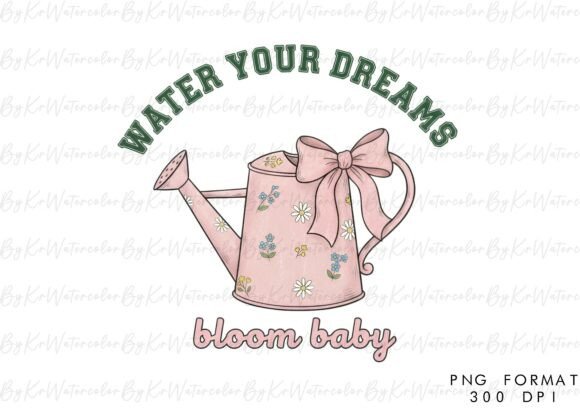Download Spring Watering Can Hand-drawn PNG - Premium Resources