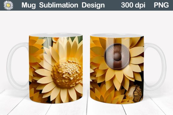 Download 3D Mug Flowers | 3D Mug Sublimation - Sublimation Collection