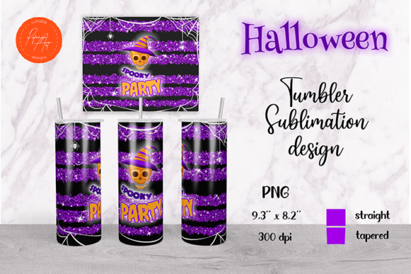 Download Spooky Party Tumbler Sublimation Design - Sublimation Collection