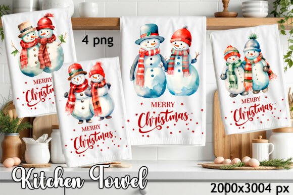 Download Cozy Christmas Kitchen Towel Sublimation - Sublimation Collection