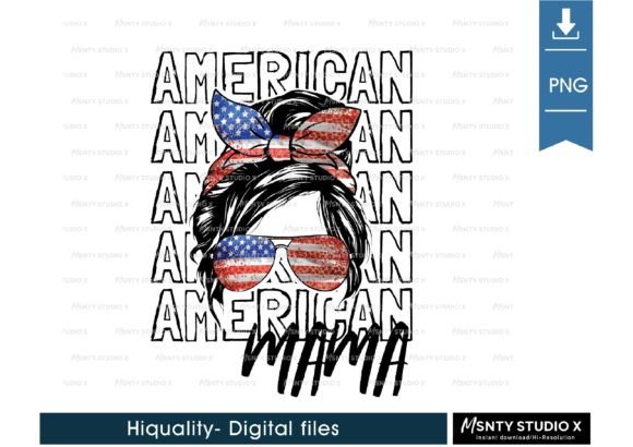 Download USA American Mama Sublimation Design - Sublimation Collection