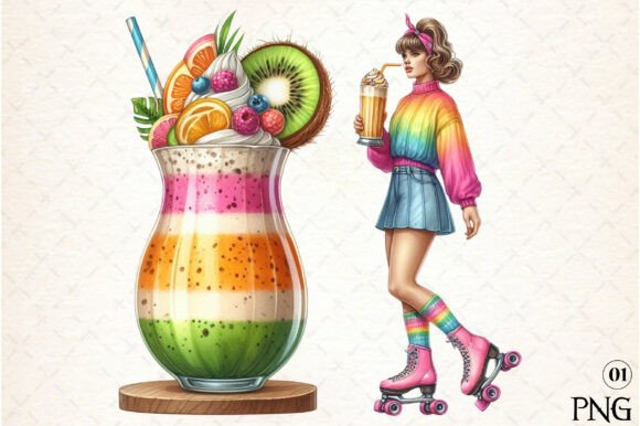 Download Watercolor Summer Coconut Sublimation - Sublimation Collection
