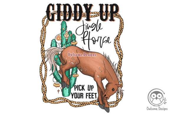 Download Giddy Up Jingle Horse Sublimation Png - Sublimation Collection