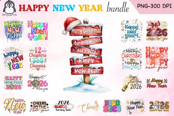 Download Happy New Year Sublimation Bundle - Sublimation Collection