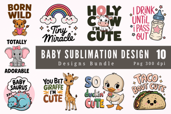 Download Baby Sublimation Design Bundle - Sublimation Collection