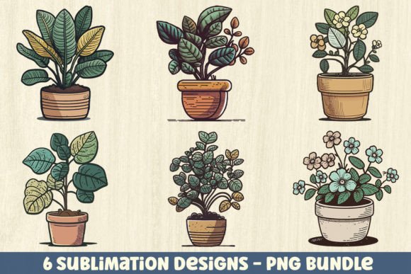 Download Plant Sublimation Designs Bundle - Sublimation Collection