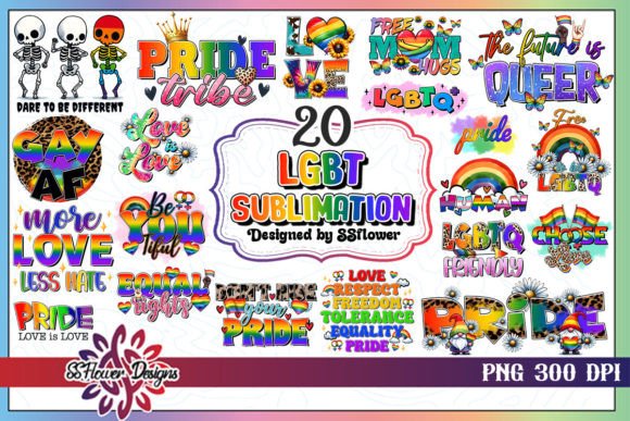 Download LGBT Sublimation Bundle - Sublimation Collection