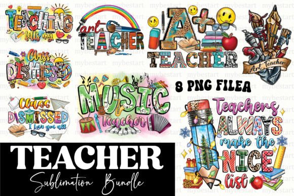 Download Teacher Sublimation PNG Bundle - Sublimation Collection