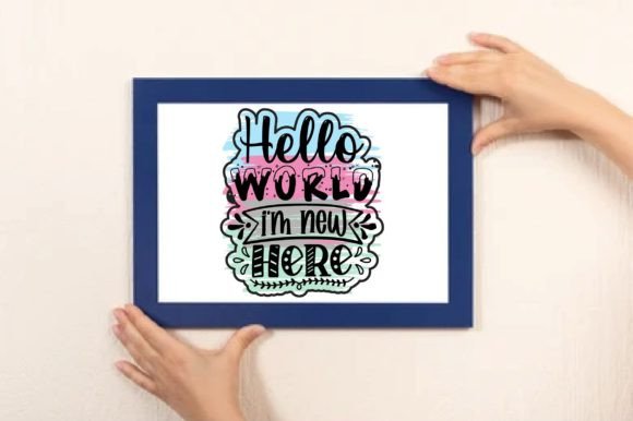 Download Hello World I'm New Here Sublimation Png - Sublimation Collection