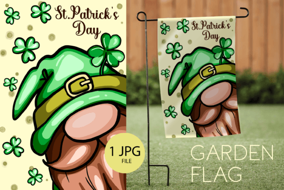 Download St Patricks Day Garden Flag Sublimation - Sublimation Collection
