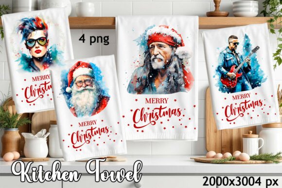 Download Cozy Christmas Kitchen Towel Sublimation - Sublimation Collection