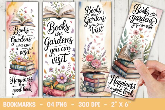 Download Book Garden Quote Bookmark Sublimation - Sublimation Collection