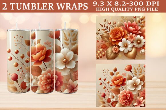 Download Floral Sublimation Tumbler Wraps - Sublimation Collection