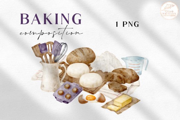 Download Watercolor Baking Utensils Sublimation - Sublimation Collection