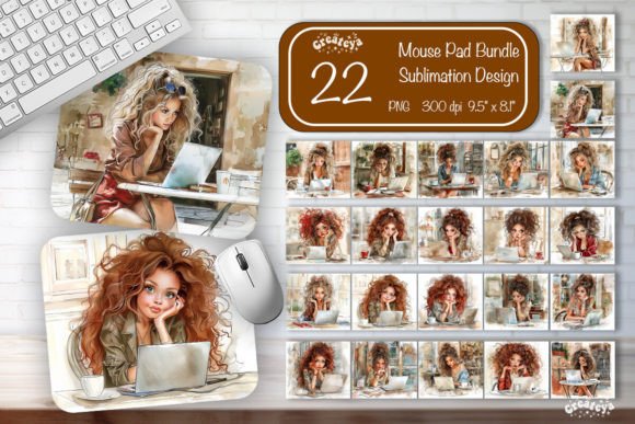 Download Mouse Pad Bundle Boss Lady Sublimation - Sublimation Collection