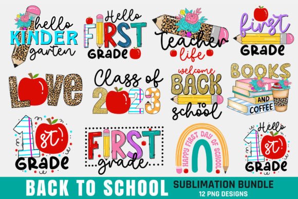 Download Back to School Sublimation Bundle - Sublimation Collection