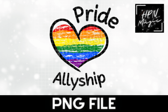 Download Rainbow Pride Allyship PNG Sublimation - Sublimation Collection
