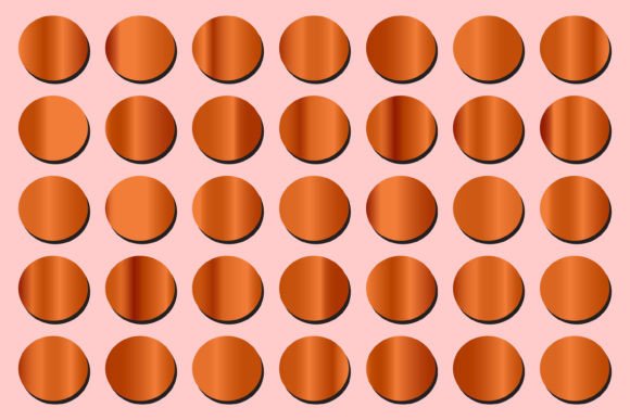 Download Bronze Metallic Gradient Color - Bronze Collection