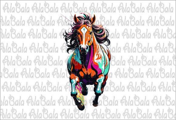 Download Watercolor Horse, Sublimation Graphics - Graphic Collection