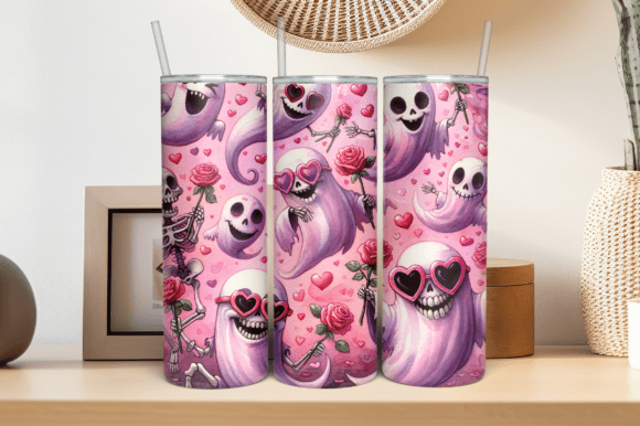 Download Spooky Valentines Sublimation PNG Wrap - Sublimation Collection