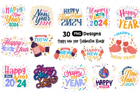 Download Happy New Year Sublimation Design - Sublimation Collection