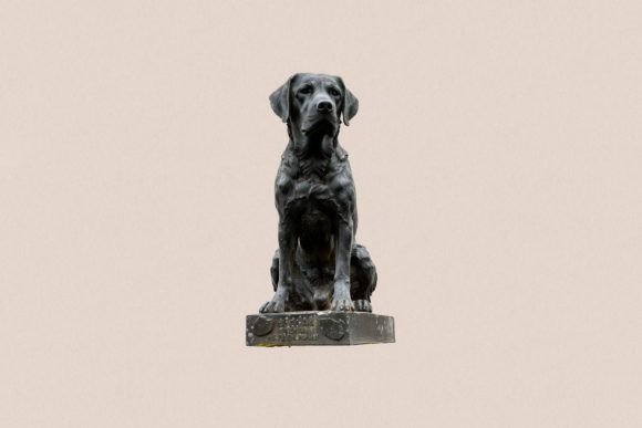 Download Bronze Statue of a Dog - Bronze Collection