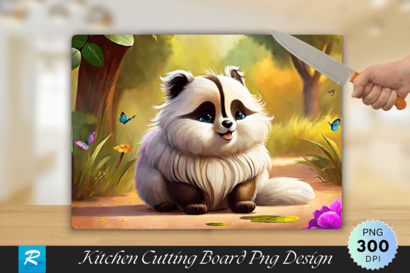 Download Cute Animal Cutting Board Sublimation - Sublimation Collection