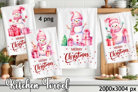 Download Cozy Christmas Kitchen Towel Sublimation - Sublimation Collection