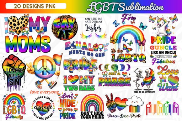 Download LGBT Sublimation Bundle - Sublimation Collection