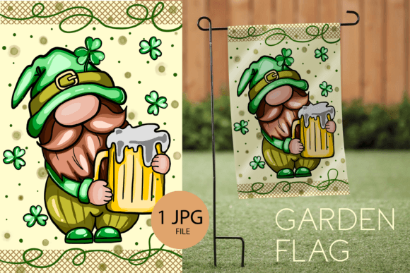 Download St Patricks Day Garden Flag Sublimation - Sublimation Collection