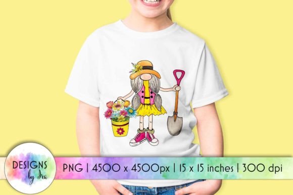 Download Garden Gnome Sublimation | Spring PNG - Sublimation Collection