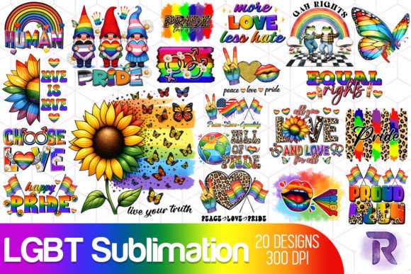 Download LGBT Sublimation Bundle - Sublimation Collection