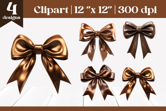 Download Bronze Coquette Bow Clipart Sublimation - Sublimation Collection